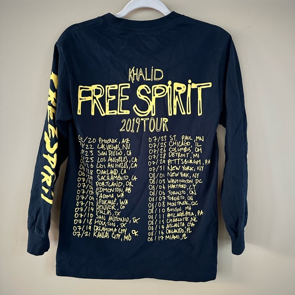 Khalid Free Spirit Concert Shirt - Picture 2 of 4